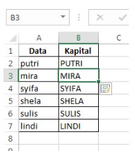 3 Cara Merubah Huruf Kapital di Excel Tanpa Rumus [Mudah]